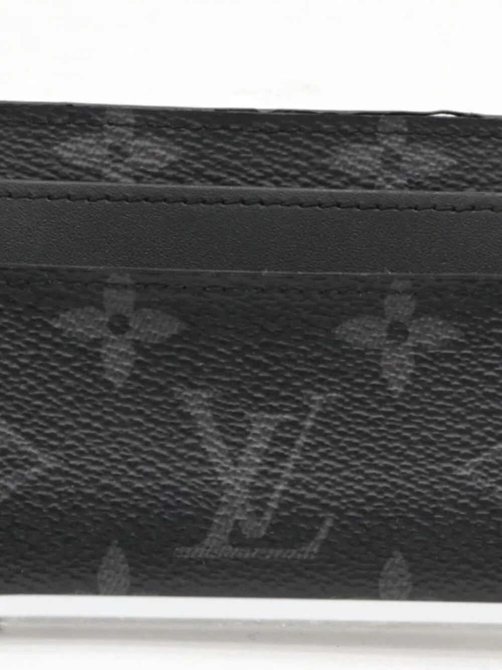 Louis Vuitton Monogram Eclipse Canvas Card Holder - Black